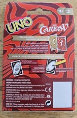 Mattel Uno Carlos V Nestle Card Game Special Edition – NEW