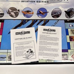 Monopoly Century of Flight Aviation Edition Parker Brothers Board Game Ages 8+