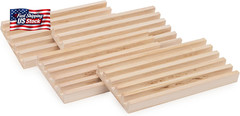 Spin Master Games, Wooden Domino Racks, Set of 4 Trays for Mexican Train Dominoe