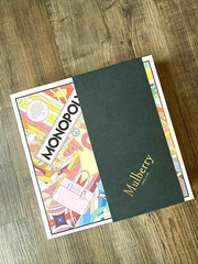 Monopoly Board Game Mulberry Luxury Bag UK Limited Edition Sealed England RARE
