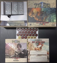 7th Sea City Of Five Sails Card Game With Tooth And Claw Approach Sleeves Promos