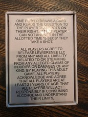 LewisRenee’s Shot Clock, Fast-paced urban trivia drinking card game