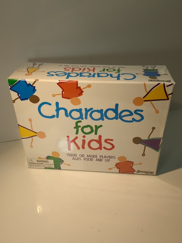Pressman Charades for Kids – Multicolor Brand New Sealed