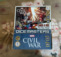Marvel DiceMasters CIVIL WAR Gravity Feed Box new WizKids NECA