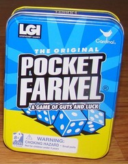 The Original Pocket Farkel: Dice Game of Guts and Luck + Mini Uno Bullseye