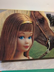 Vintage 1964 Mattel Barbies Little Sister Trains Her Horse Board Game