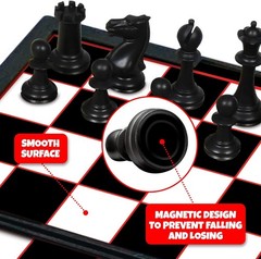 Magnetic Board Game Set – 12 Compact Travel Games for Families on the Go