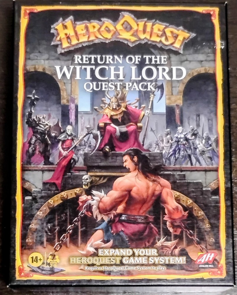 HeroQuest Return of the Witch Lord Quest Pack Expansion Avalon Hill New Sealed