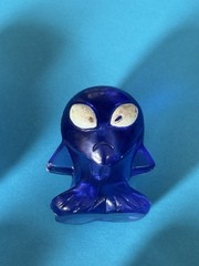 Gogos Crazy Bones Aliens Lot 7 Figures Silver Metallic Translucent Vintage Rare
