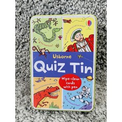 Usborne Quiz Tin Flash Card Game Children Kids Trivia Flash Toys And Games