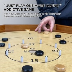 30″ Tournament Board Game 2-in-1 w/Checkers