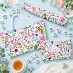 3 Pcs Empty Mahjong Bag Set for Tiles and Racks American Mahjong Case Travel …