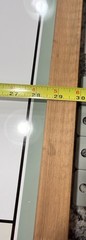 Scrabble Deluxe Vintage 2-in-1 Wall Edition w/ Dry Erase Message Note Board