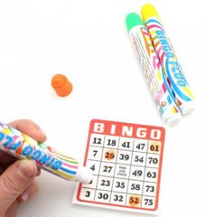 Lot of 3 Fluorescent Markers 20ml for Bingo Dabber Lottery 000210