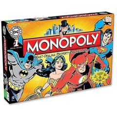 DC Comics Monopoly (Board Game, 2019) Justice League, Batman, Superman, Wonder