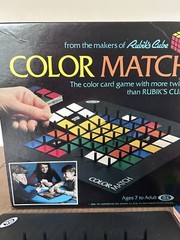 Vintage Color Match (from Rubik’s Cube makers) Board Game – 1982 COMPLETE