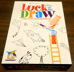 LUCK OF THE DRAW (Gamewright) Drawing Card Game – USED, COMPLETE
