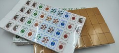 American Mahjong Game Set, 160 tiles Mustard Yellow Mah Jong Tiles