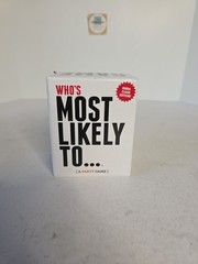 Who’s Most Likely To … Kinda Clean Edition Party Game Open Box