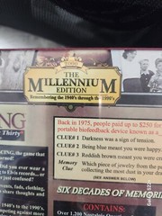 2000 Reminiscing The Millennium Edition Board Game NWT Boomer Party Game