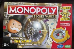 MONOPOLY Secret Vault Board Game Crack The Code and Get Rich BRAND NEW