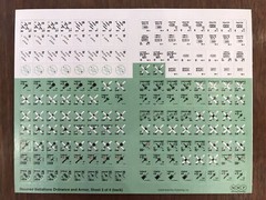 Board Game Parts, Counter Sheet 3, Doomed Battalions 3rd, ASL Mod. 11, MMP, 2009