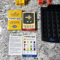 Tipover: Crate Tipping Logic Game ThinkFun 2010 – Missing 1 Expert Card