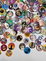Huge Lot Of 350+ Pogs Milk Caps 1990’s Nostalgic Collectible W Storage Tube