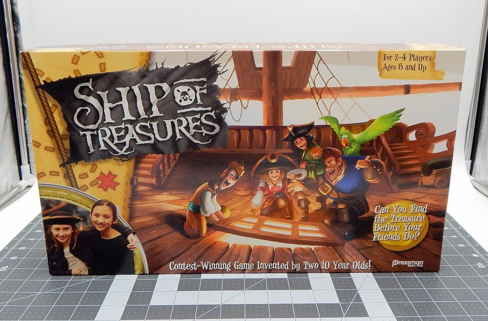 Ship of Treasures Kids Game Ages 8+ Invented by Two 10 Year Olds New Open Box