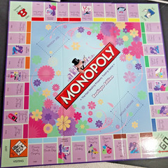 2009 Monopoly Boutique Edition Pink Floral Complete Charms Keepsake Y2K