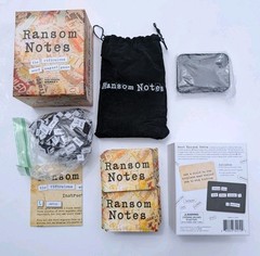 Ransom Notes Game COMPLETE Charty Party 2023 Word Magnets