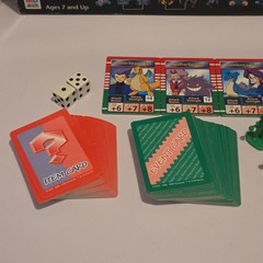 Vintage Hasbro Pokemon Master Trainer Game Board 1999 Edition 98% Complete