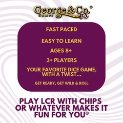 George & Company – LCR Wild Dice Game – one game