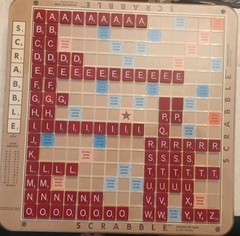 Scrabble Deluxe Edition Rotating Board 1989 Complete Read Description