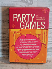 Party Games 50 Incredibly Fun Crowd-Pleasers Game Cards (2002 Compass Labs)