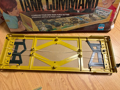 1975 Ideal Tank Command Game – Incomplete, Military Toy Strategic Battle Action
