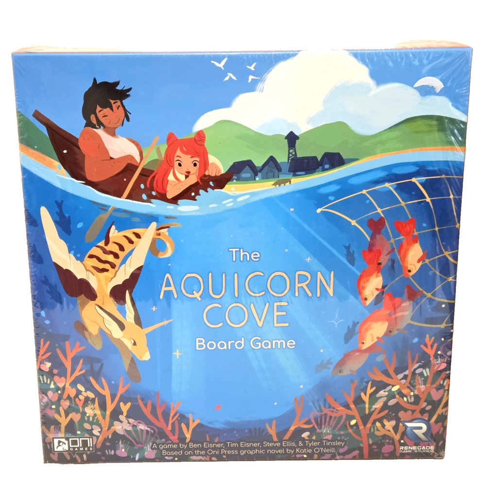 The Aquicorn Cove Board Game SW Renegade Game Studios Family NEW in box sealed