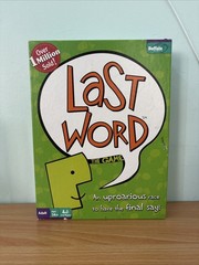 Last Word Game Buffalo Board Games 2008 Made in USA Family Party Word Game