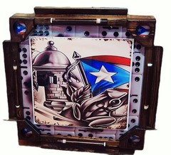 Mesa de Domino-Domino Table / Dominoes Table / Dominos Table. Puerto Rico Garita