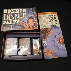 Donner Dinner Party (Board Game, 2017) Chronicle Books party bluffing UNPLAYED