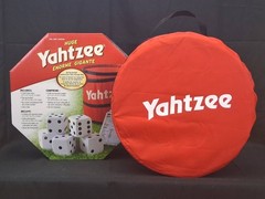 Huge Yahtzee Giant Outdoor Dice Game Set – Foam Dice, Bucket, Carry Bag