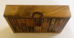 Monkey Pod Games Wooden Double 9 Domino Set- NEW/SEALED- Ages 6 years to Adult