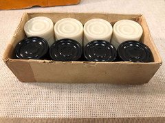 Soviet checkers in original box USSR vintage complete set Шашки 1960s Ukraine