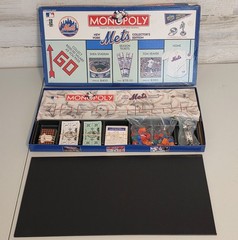 New York Mets Monopoly 2001 Collector’s Edition Board Game Pewter Tokens