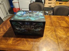 Deep Madness, 5 expansions, 2 miniature packs Profundum and Monstrum boxes