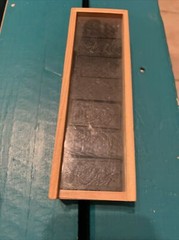 Children’s Unisex 28 Black Dominoes Game in a Wooden Pack-used Only A Few Times