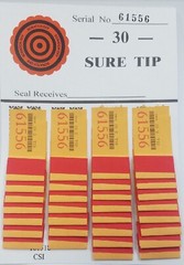Twelve #30 Sure Tip Boards (01-30) Pull Tabs/Jar Tickets Free Shipping USA