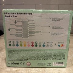 82 Pcs Mideer Tower Balance Stacking Educational Blocks Kids Game New & Sealed