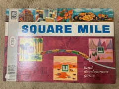 NEW Milton Bradley Square Mile – 1962 Land Develop Game – Vintage, Complete