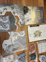 A Game of Thrones CATAN Brotherhood Of The Watch Board Game Fantasy Parts Lot